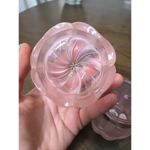 Fenton 3.5" Pink Satin Trinket Box Floral Design Handpainted In USA - Picture 11 of 16